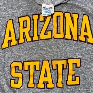 Champion 80s Arizona State VTG T Shirt ASU College University Track Tank Devils